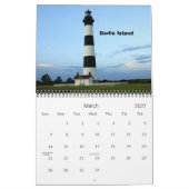 Scènes van de buitenbanken kalender (Mar 2027)