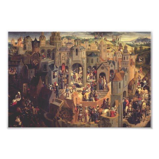 Scènes van de Kruisiging van Christus Foto Afdruk (Voorkant)