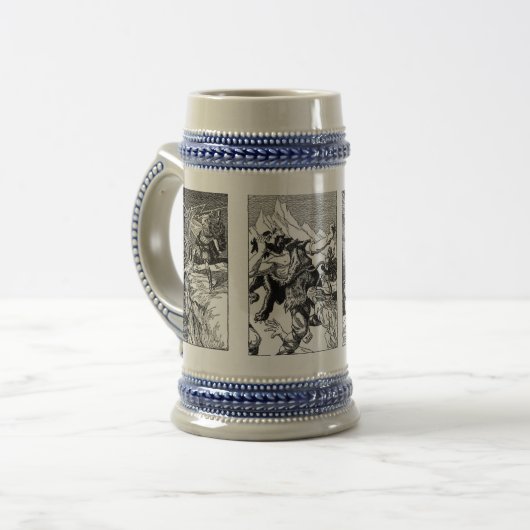 Scènes van de Norse Mythology 1 Bierpul (Voorkant links)