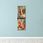 Scènes van de Passie en de Zagen Canvas Afdruk (Insitu (Houten vloer))