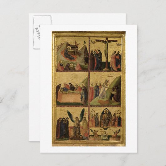 Scènes van de Passie (paneel) Briefkaart (Voorkant / Achterkant)