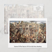 scènes van de passie van Christus door Hans Memlin Briefkaart (Voorkant / Achterkant)