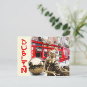 Scènes van Dublin, Ierland Briefkaart (Staand voorkant)