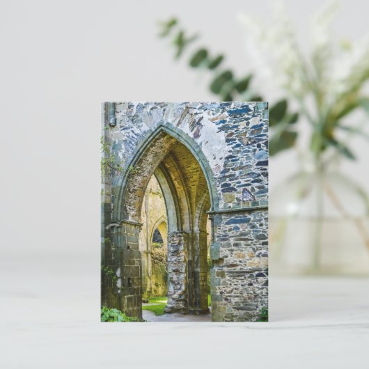 scènes van een Frans abdij Briefkaart (Staand voorkant)