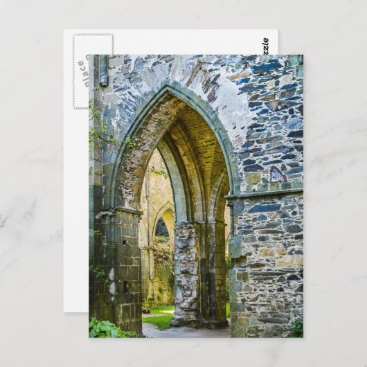 scènes van een Frans abdij Briefkaart (Voorkant / Achterkant)