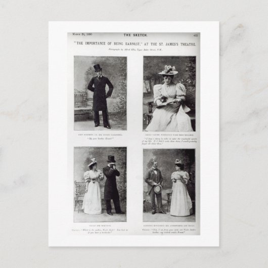 Scènes van het belang van het verdienen, door Os Briefkaart (Voorkant)