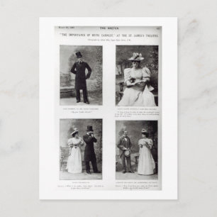 Scènes van het belang van het verdienen, door Os Briefkaart