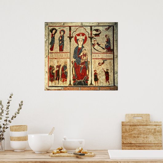 Scènes van het leven van de Maagd Poster (Keuken)