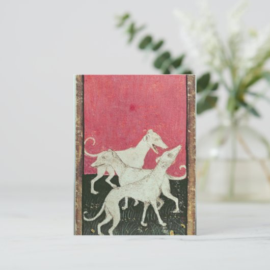 Scènes van hoffelijk hawkin briefkaart (Staand voorkant)