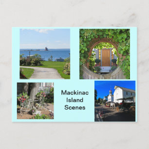 Scènes van Mackinac Briefkaart