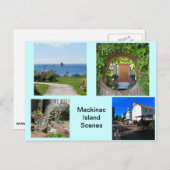 Scènes van Mackinac Briefkaart (Voorkant / Achterkant)