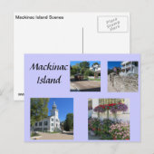 Scènes van Mackinac Briefkaart (Voorkant / Achterkant)