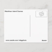 Scènes van Mackinac Briefkaart (Achterkant)