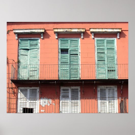 Scènes van New Orleans I Poster (Voorkant)