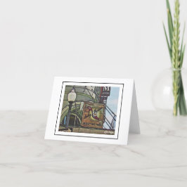 Scènes van New Orleans Notecard Bedankkaart