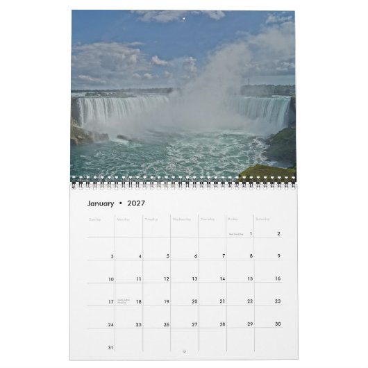 Scènes van Niagara Herfsten 2015 Agenda Kalender (Jan 2027)