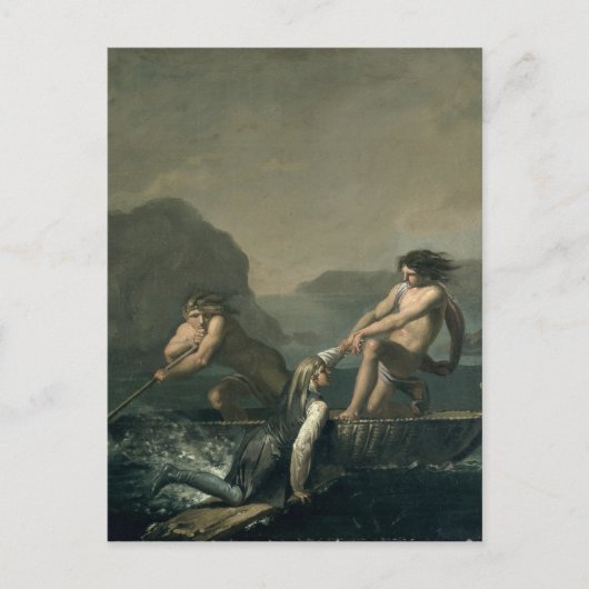 Scenes van 'Niels Klim's ondergrondse reis' Briefkaart (Voorkant)