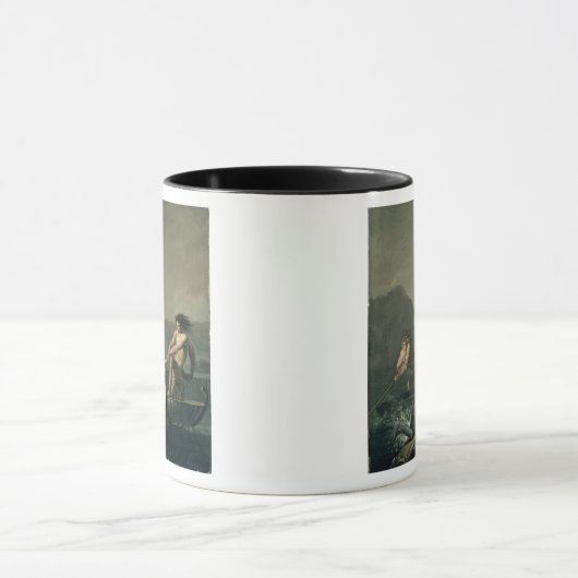 Scenes van 'Niels Klim's ondergrondse reis' Mok (Midden)