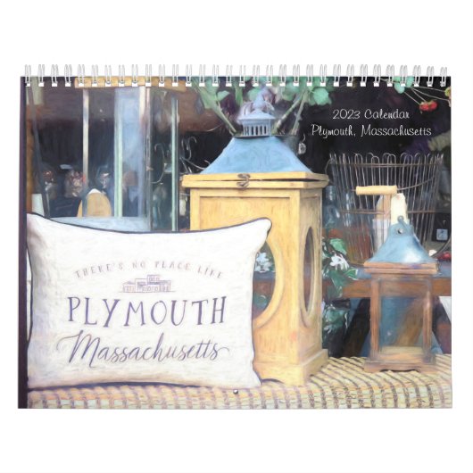 Scènes van Plymouth Massachusetts Calendar Kalender (Hoes)