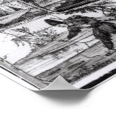 Scenes van 'Robinson Crusoe' van Daniel Defoe Poster (Hoek)