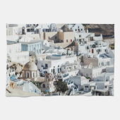 Scenes van Santorini Kitchen Towel Theedoek (Horizontaal)