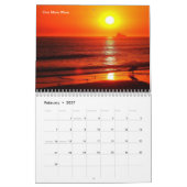 Scènes van zeestralen kalender (Feb 2027)