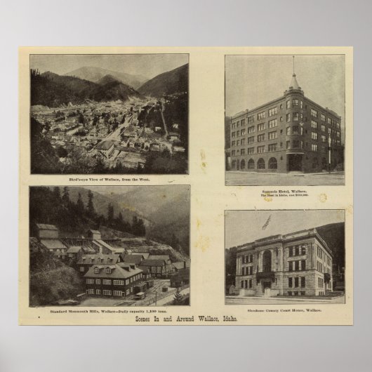 Scenes, Wallace, Idaho Poster (Voorkant)
