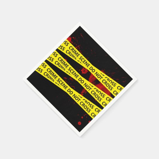 Scènetape politie misdaad servet (Hoek)