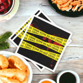 Scènetape politie misdaad servet