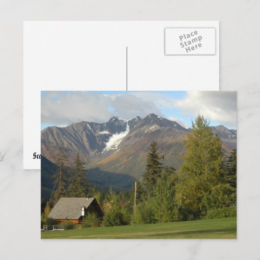 Scenic Alaska Postcard Briefkaart (Voorkant / Achterkant)
