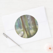 Scenic Beach State Park Ronde Sticker (Envelop)
