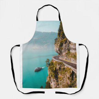 Scenic Cliffside Road Apron Schort