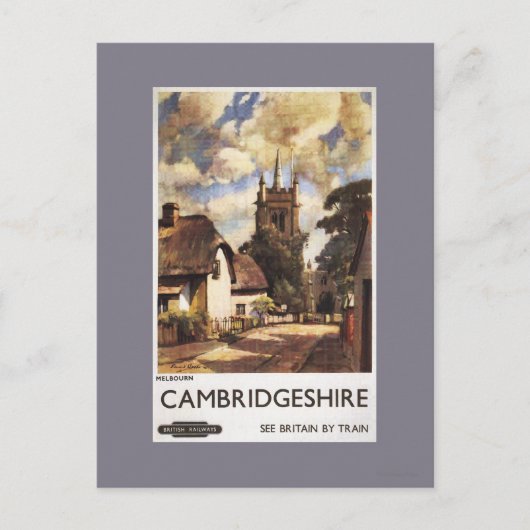 Scenic Country View British Railways Poster Briefkaart (Voorkant)