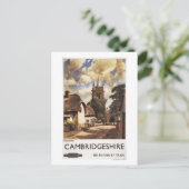 Scenic Country View British Railways Poster Briefkaart (Staand voorkant)