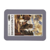 Scenic Country View British Railways Poster Magneet (Horizontaal)