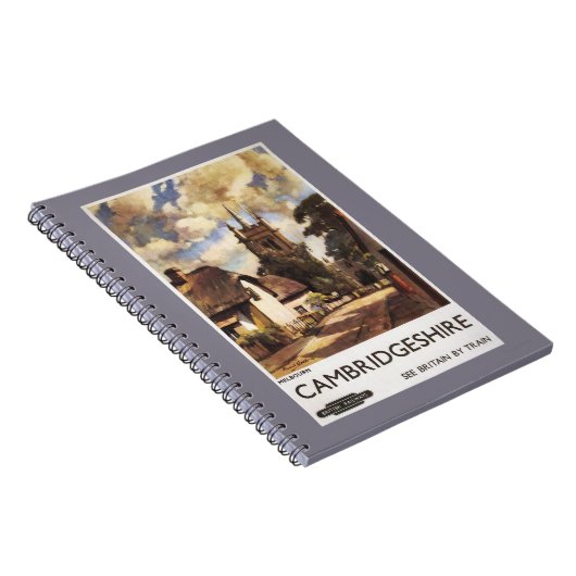 Scenic Country View British Railways Poster Notitieboek (Rechterzijde)