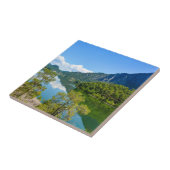 Scenic Lake Mountain Reflection Tegeltje (Zijkant)