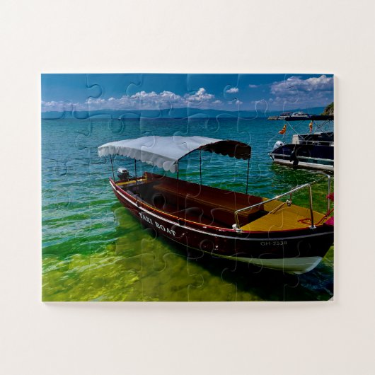 Scenic Lake Taxi Boat | Tropical Waters Legpuzzel (Horizontaal)