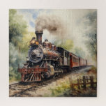 Scenic Landscape a Victorian Train Legpuzzel<br><div class="desc">A lovely landscape with a Victorian train</div>