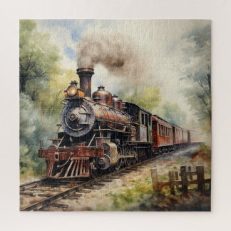 Scenic Landscape a Victorian Train Legpuzzel