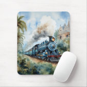 Scenic Landscape a Victorian Train Muismat (Met muis)