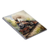 Scenic Landscape a Victorian Train Notitieboek (Rechterzijde)