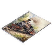 Scenic Landscape a Victorian Train Notitieboek (Linkerzijde)