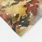 Scenic Landscape with Train Fleece Deken (Hoek)