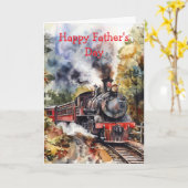 Scenic Landscape with Train Kaart (Gele Bloem)