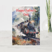 Scenic Landscape with Train Kaart (Voorkant)