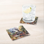 Scenic Landscape with Train Kartonnen Onderzetters (Insitu)