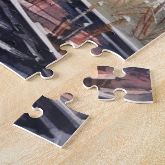 Scenic Landscape with Train Legpuzzel (Zijkant)