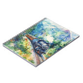 Scenic Landscape with Train Notitieboek (Linkerzijde)