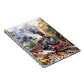 Scenic Landscape with Train Notitieboek (Rechterzijde)